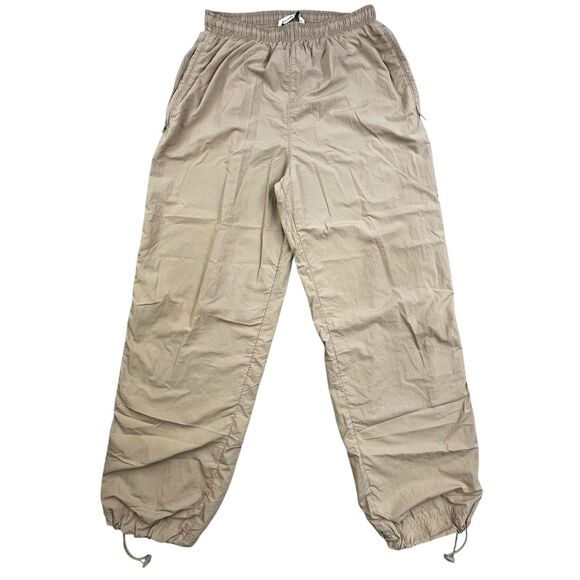 Abercrombie & Fitch Capri Pants Size Small Khaki Hiking Jogger Mesh Lined Y2K - Picture 1 of 9
